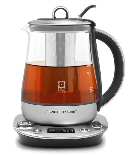 Riviera & Bar Sencha Zen BTH 690 1300 W Teiera in acciaio inossidabile argento - Immagine di 4